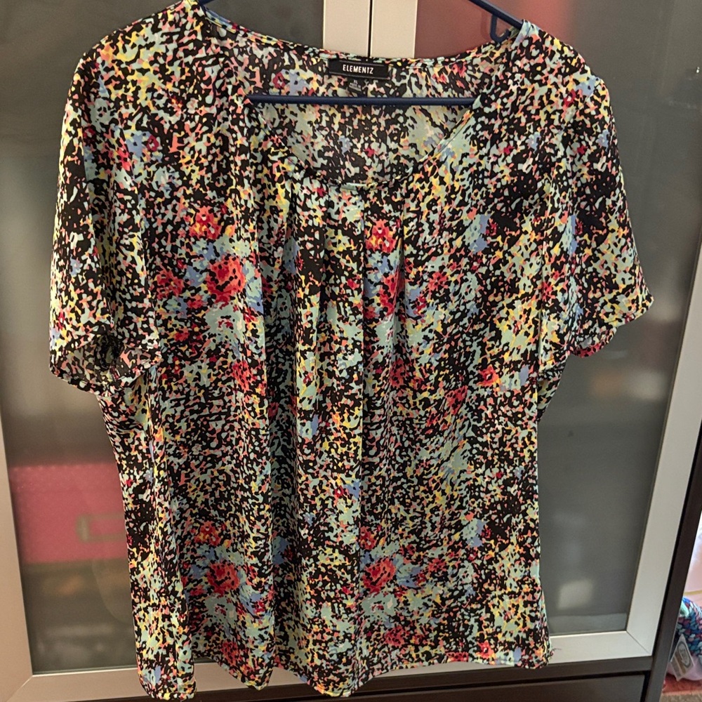 Elementz Vibrant Patterned Women's Blouse